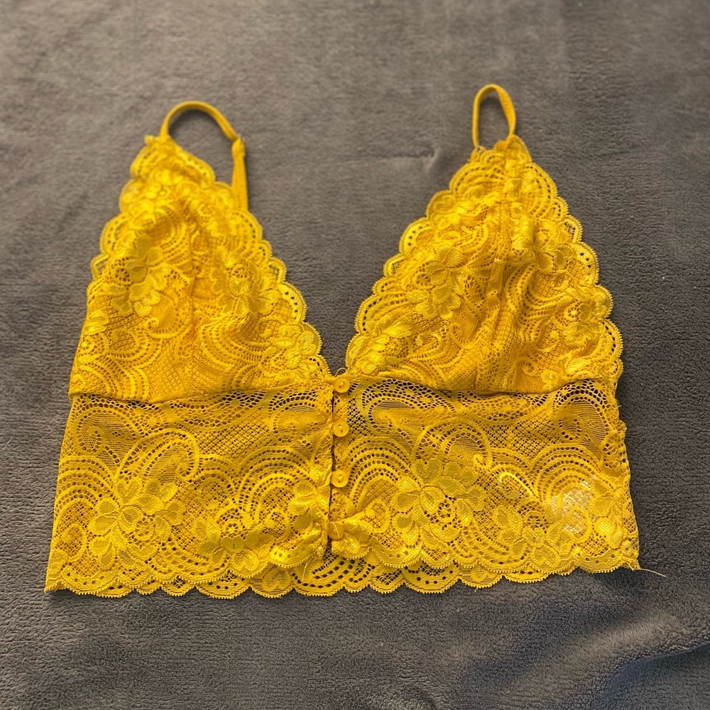 Yellow Crop Top